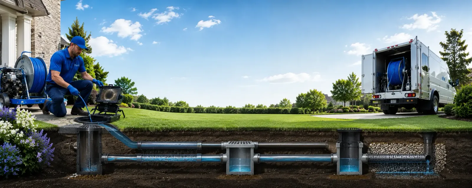 Outdoor drain cleaning information for Spottsville, KY